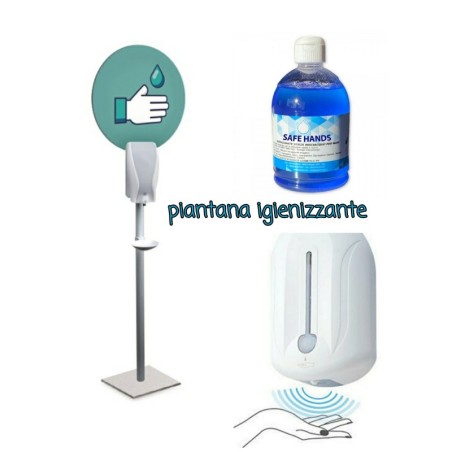 PIANTANA AMUCHINA CON DISPENSER AUTOMATICO