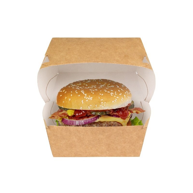 BOX per hamburger Realizzato con materiali sostenibili