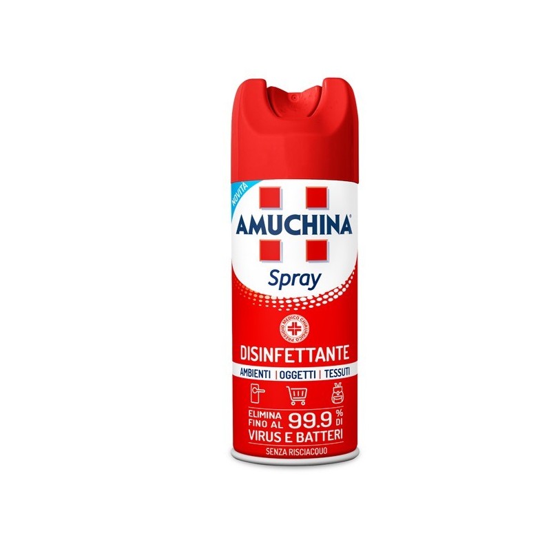 SPRAY AMUCHINA - DISINFETTANTE PER AMBIENTI OGGETTI E TESSUTI - 400 ML - AMUCHINA PROFESSIONAL