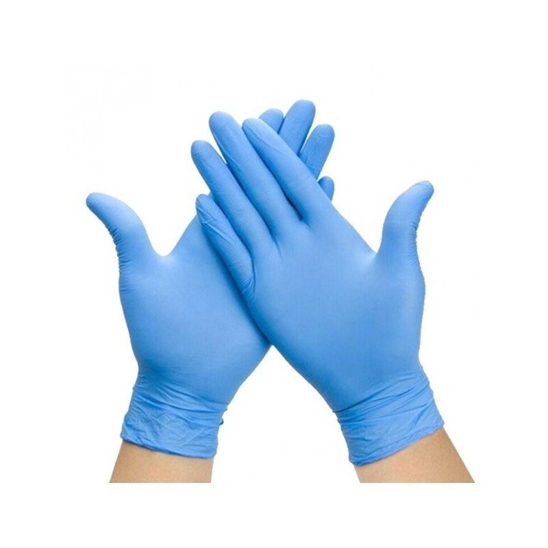 Guanti in nitrile blu in offerta promo