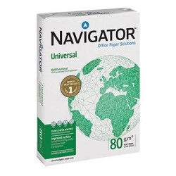 Carta Universal Navigator A4 80 g/mq 110 µm - 5 RISME per Stampanti e Fotocopie