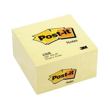  Post-it memo cube 76x76 giallo