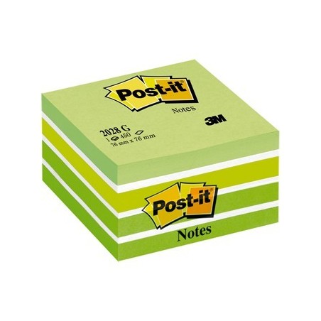 Post-it cubo 76x76 pastello verde 2028-g