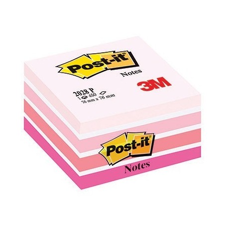 Post-it cubo 76x76 pastello rosa 2028-p