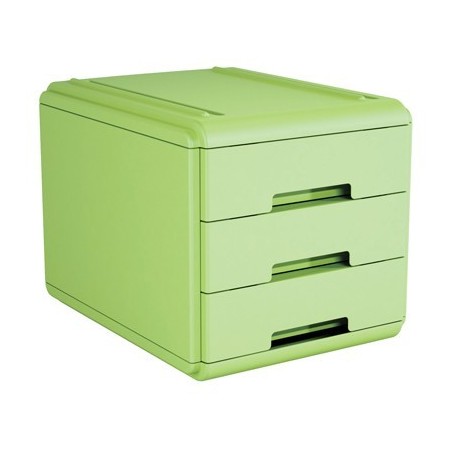 Cassettiera minidesk cm.17.7x25.5x16.5 verde