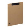 Portablocco Pure - A4 - in cartone - carta kraft - con molla fermafogli 