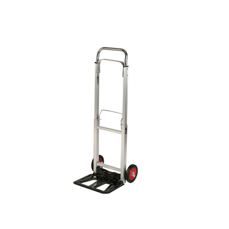 Carrello Portatutto in Alluminio Pieghevole con Ruote portata max 90Kg