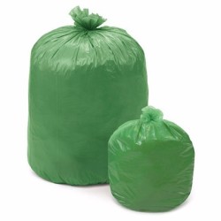 Sacchi immondizia compostabile 50x60 lt.30 pz.20 verde