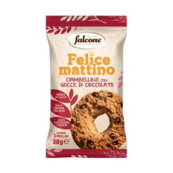 Biscotti con gocce di cioccolato Contiene: 2 frollini