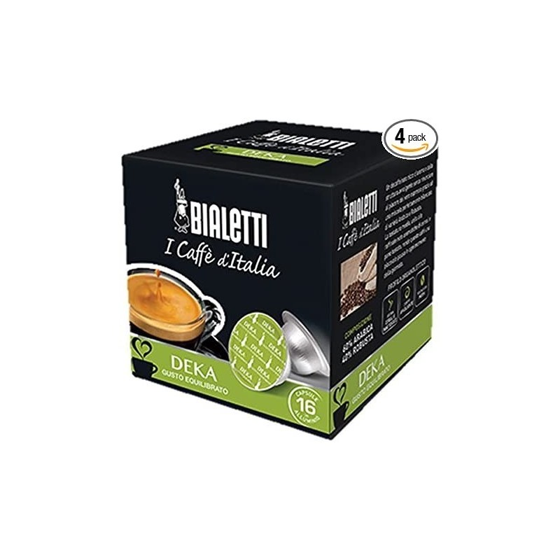 Caffe' D'Italia Bialetti Mokespresso Deka Decaffeinato