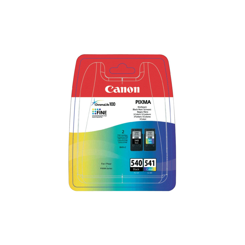 Cartuccia Canon Originale MultiPack PG-540 Nero + CL-541 Ciano Magenta Giallo