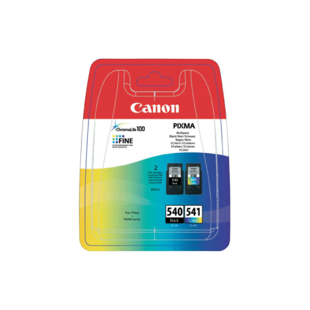 Cartuccia Canon Originale MultiPack PG-540 Nero + CL-541 Ciano Magenta Giallo