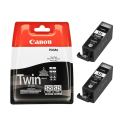 Cartuccia Canon Originale Scatola 2 Cartuccia Twin Pack Nera PGI-525BK