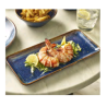 Rectangular Platters Aqua Blue 