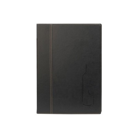 Carta dei vini Trendy - A4 - 24x34 cm - nero -