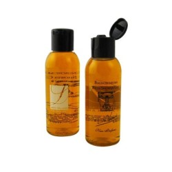 Shampoo Doccia in flacone Portofino 35ml con tappo flip-top. Nero Profumo.