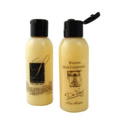 Shampoo Doccia in flacone Portofino 35ml con tappo flip-top. Nero Profumo.