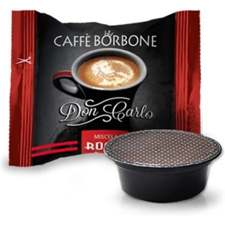 200 Capsule Compatibil Lavazza a Modo Mio Caffe' Borbone Don Carlo Miscela Rossa