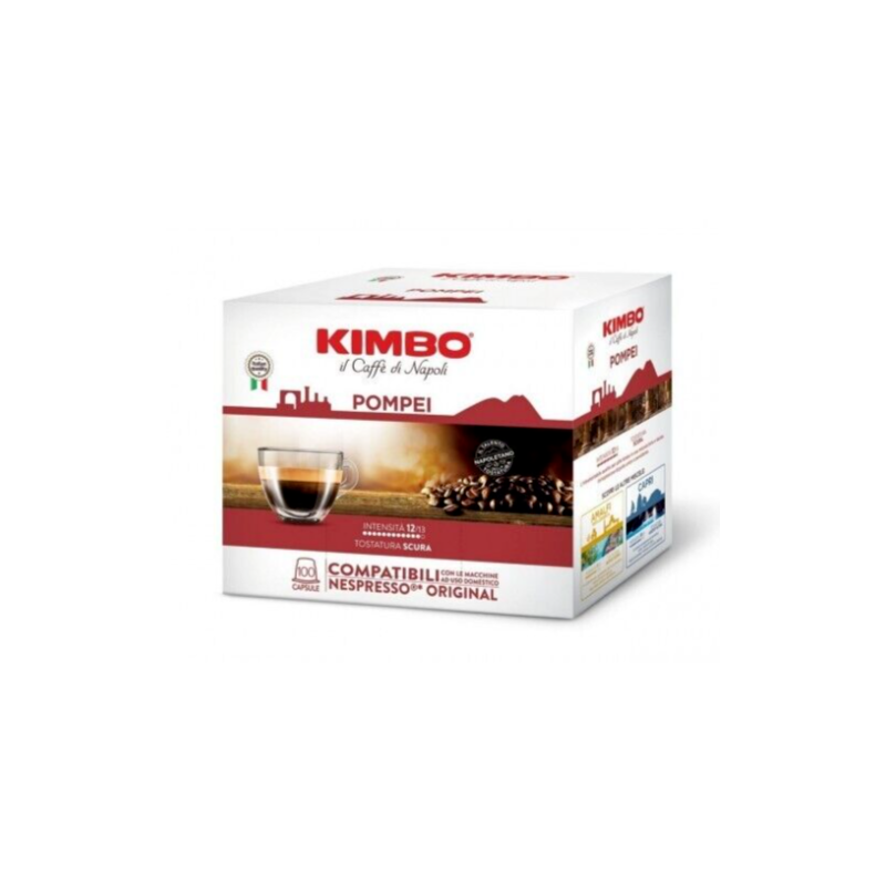 300 Capsule Compatibili Nespresso Caffe Kimbo Pompei Gusto forte e Intenso