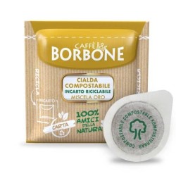 Caffè in cialda compostabile ESE 44 mm Caffe Borbone