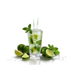 Cannucce Commestibili E Aromatizzate Al Lime Cm 18,5