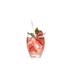 Cannucce Commestibili E Aromatizzate Alla Fragola Cm 18,5